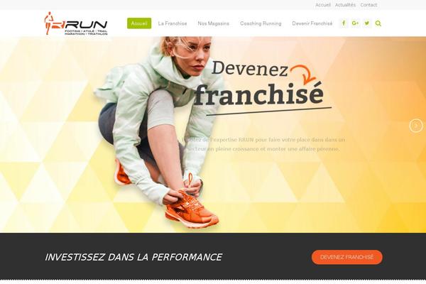 Bridge Child theme site design template sample