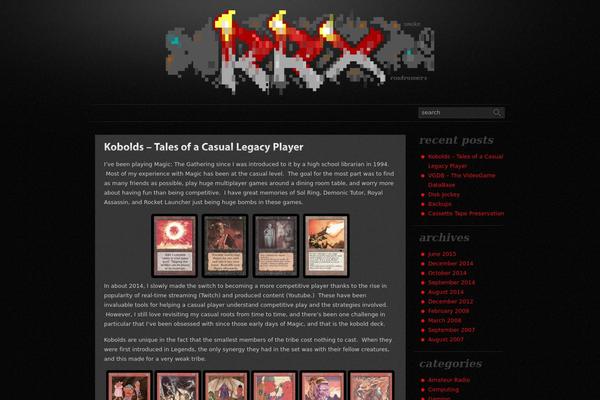 Fast Blog theme site design template sample
