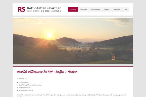 Thinker theme site design template sample