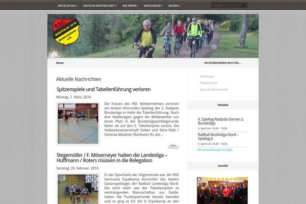 Site using Ditty News Ticker plugin