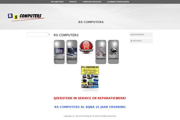 rscomputers.nl site used Rs_nieuw
