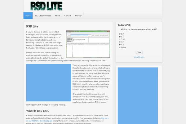 Sync theme site design template sample