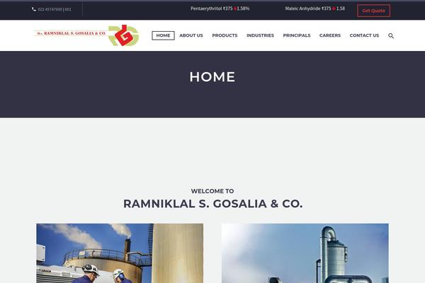 Site using Stock-market-ticker plugin