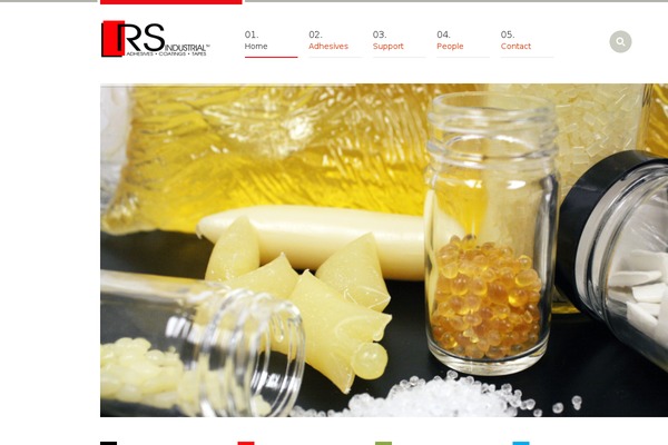 Industrial theme site design template sample