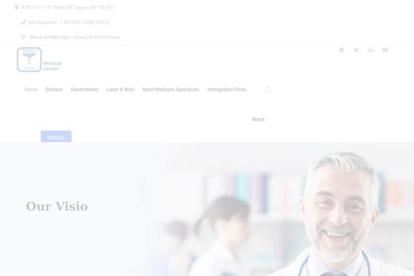 Medilink theme site design template sample