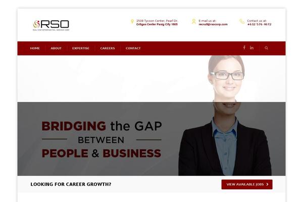 Consulting theme site design template sample