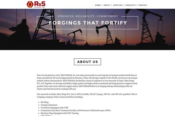 Haven theme site design template sample
