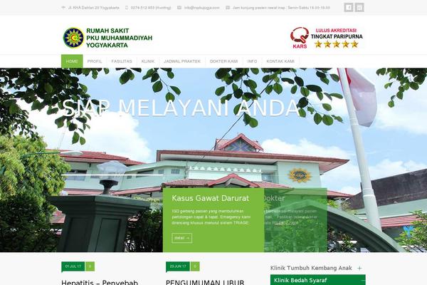 MediCenter theme site design template sample