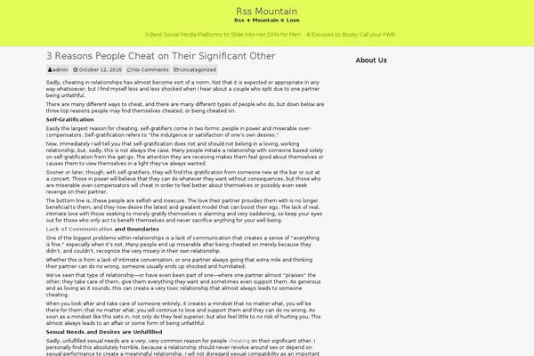 rssmountain.com site used Landshafting