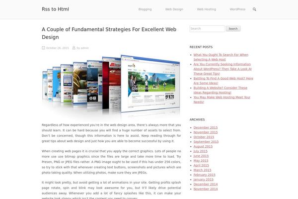 SiteOrigin North theme site design template sample