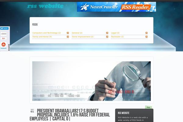 Shelf theme site design template sample