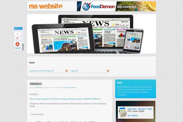 Sync theme site design template sample