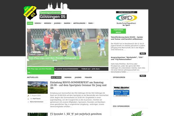 Sportclub theme site design template sample