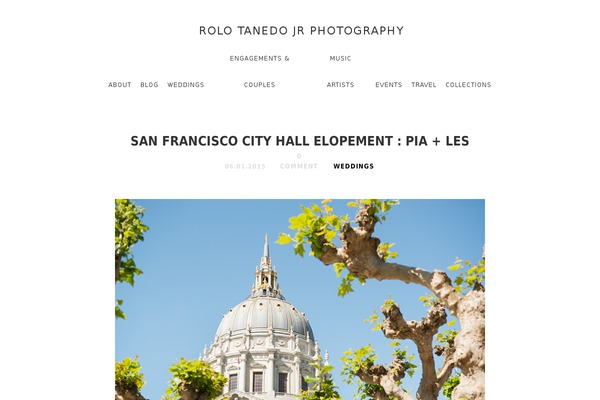 rtanedojr.com site used Photographer