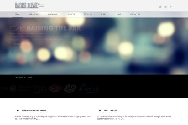 Circles theme site design template sample