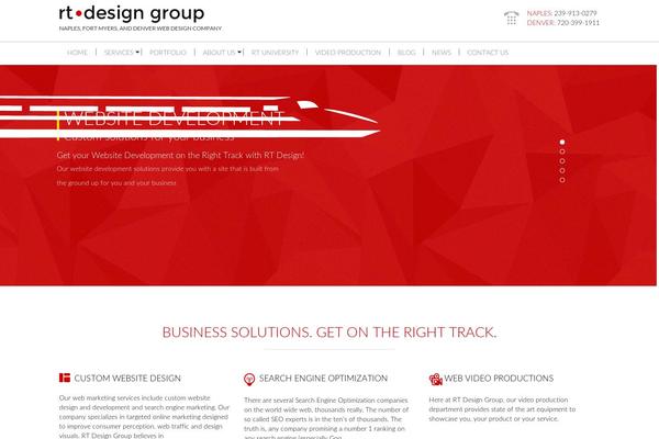 Site using OTW Portfolio Light plugin