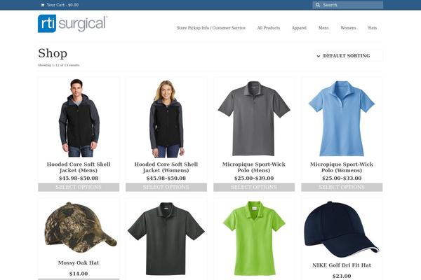 Virtue theme site design template sample