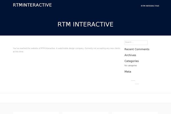 Sensible WP theme site design template sample