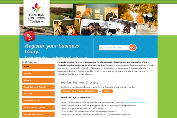 B2b theme site design template sample
