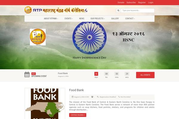 Warta theme site design template sample