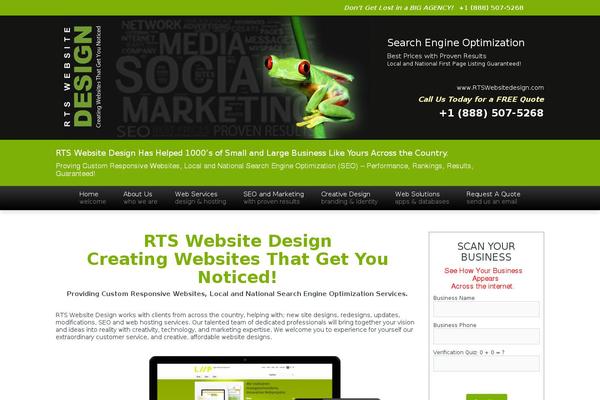 Hive theme site design template sample