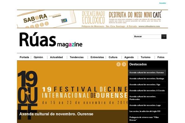 Magazinum theme site design template sample