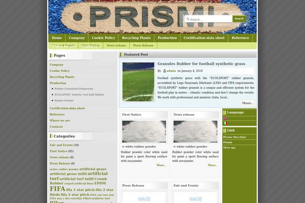 rubber-granules.com site used Onethemefun