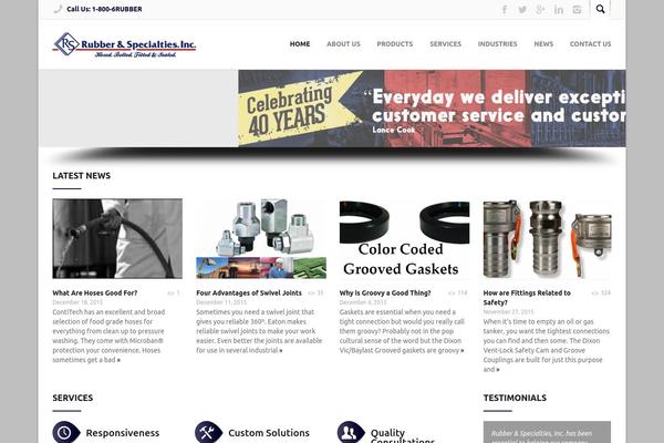Norma theme site design template sample