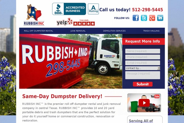 rubbishpod.com site used Rubbish