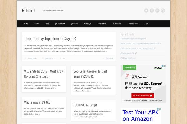 Site using Comments Evolved for WordPress plugin