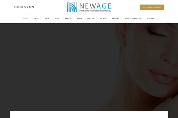 Ace theme site design template sample