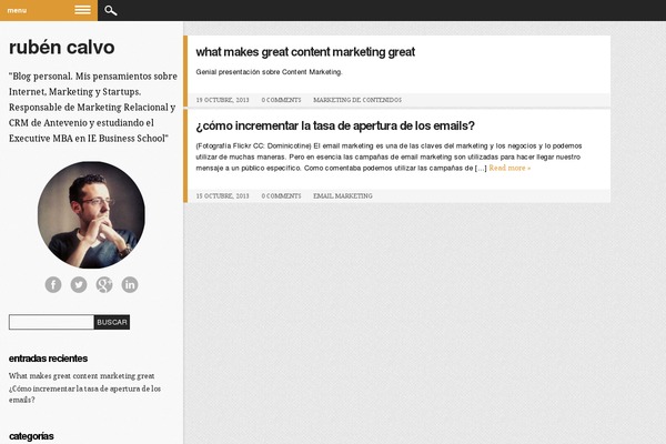 rubencalvo.com site used Oslove