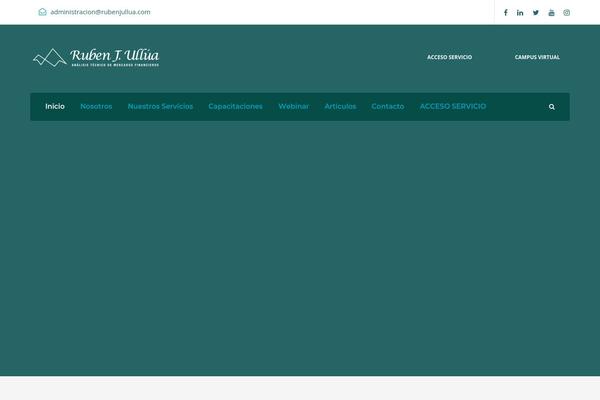 Financity theme site design template sample