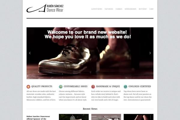 Wpex Adapt theme site design template sample