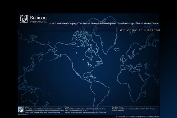 Rubicon theme site design template sample