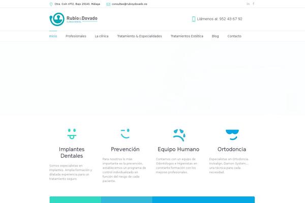 Dental-clinic theme site design template sample