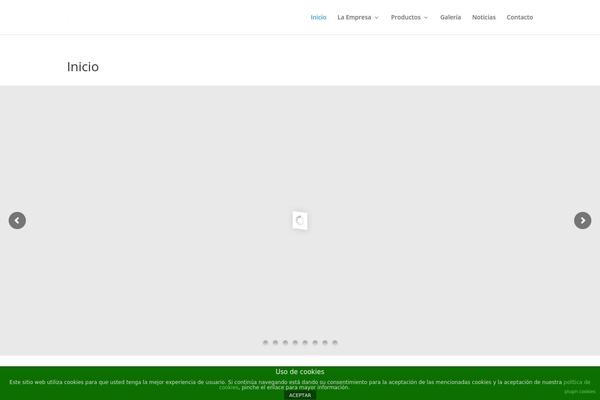 Site using Advanced lazy load plugin