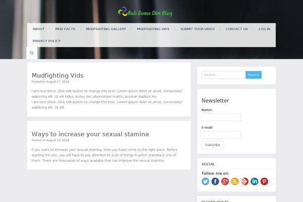 rubsomedirtblog.com site used Pixel Happy