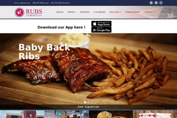 X Child theme site design template sample