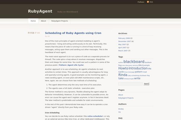 Titan theme site design template sample