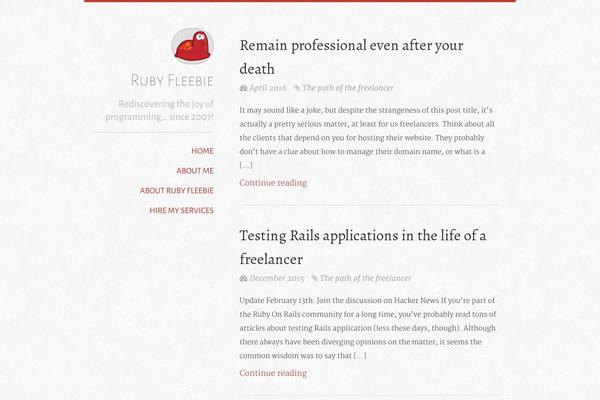 rubyfleebie.com site used typefocus