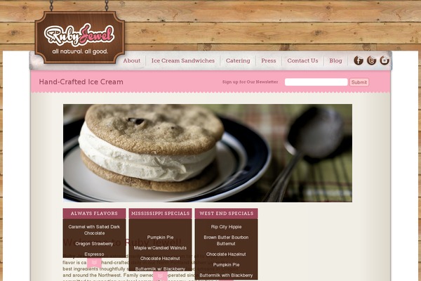 Site using Emma Email Signup plugin