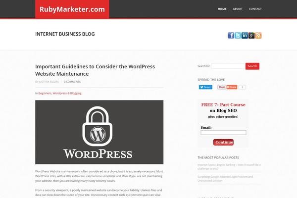 Thesis theme site design template sample