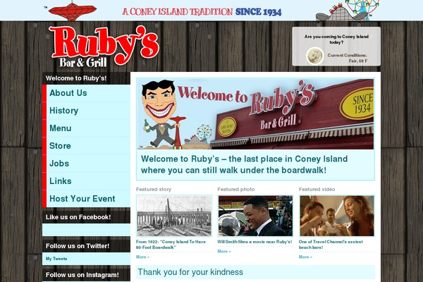 Boardwalk theme site design template sample