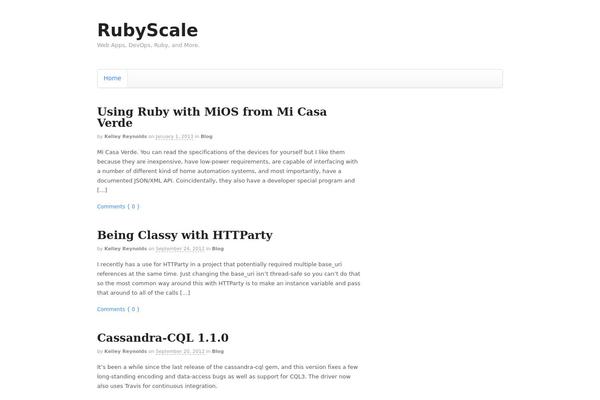 Site using Better GitHub Widget plugin
