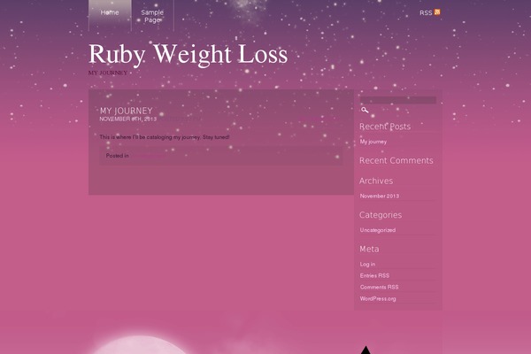 rubyweightloss.com site used Strange Little Town