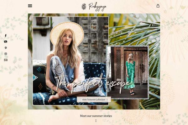 Ruby theme site design template sample