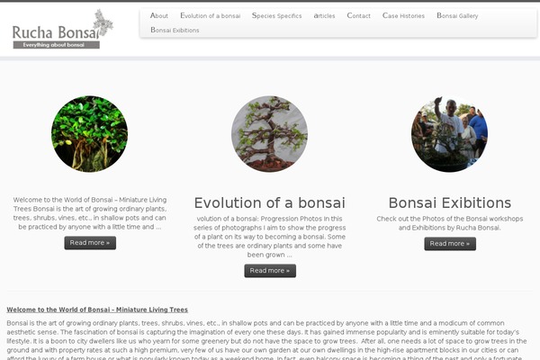 ruchabonsai.com site used Customizr_2