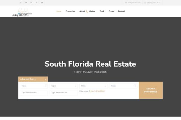 WP Residence theme site design template sample