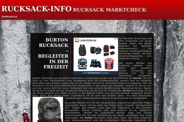 rucksack-info.com site used Mammoth